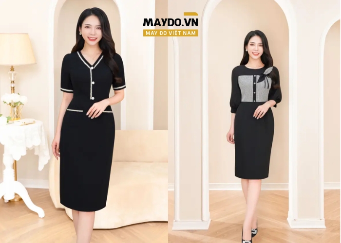 May Đầm Đồng Phục (2)