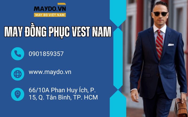 may dong phuc vest nam