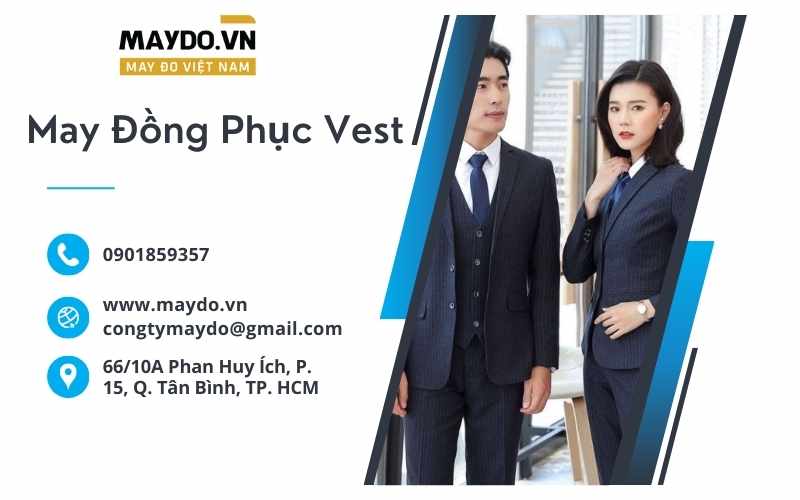 may đồng phục Vest