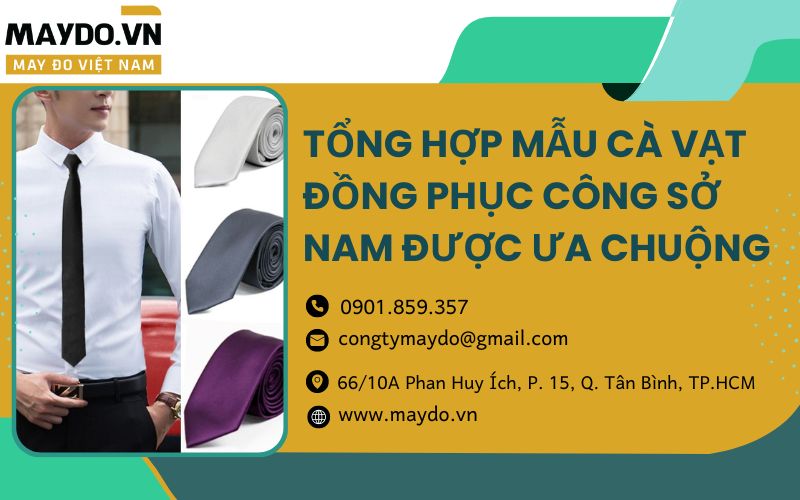 Cà vạt đồng phục công sở nam