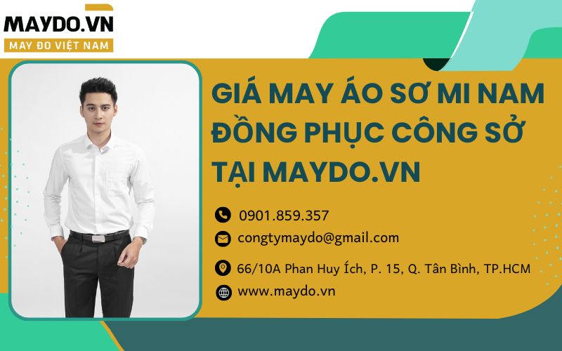 Giá may áo sơ mi nam đồng phục