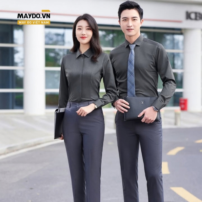 Mẫu áo sơ mi đồng phục công sở (5) Mẫu áo sơ mi đồng phục công sở (5)