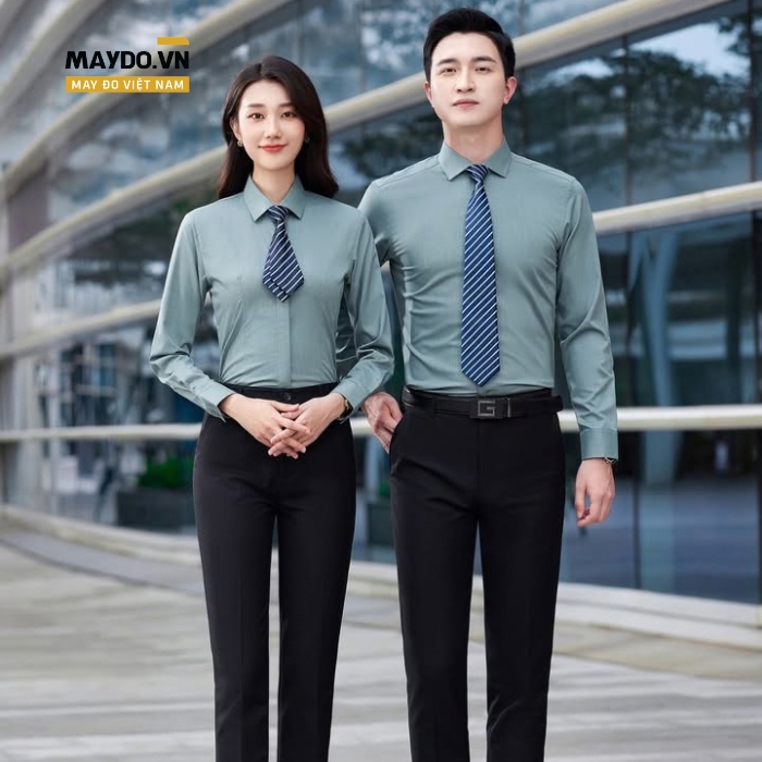 Mẫu áo sơ mi đồng phục công sở (6) Mẫu áo sơ mi đồng phục công sở (6)