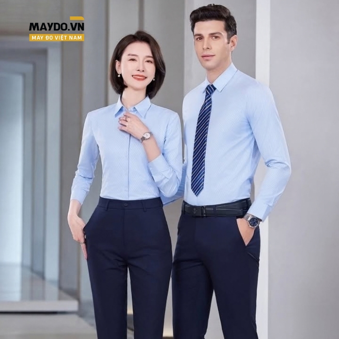 Mẫu áo sơ mi đồng phục công sở (9) Mẫu áo sơ mi đồng phục công sở (9)