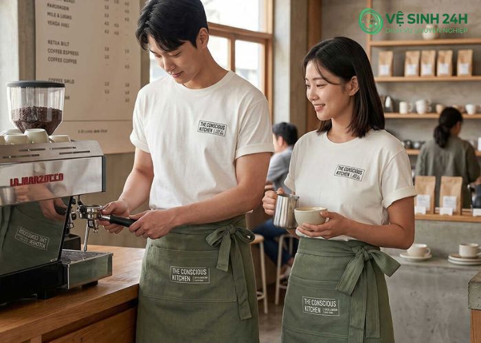 Áo thun đồng phục quán cafe (7) Áo thun đồng phục quán cafe (7)