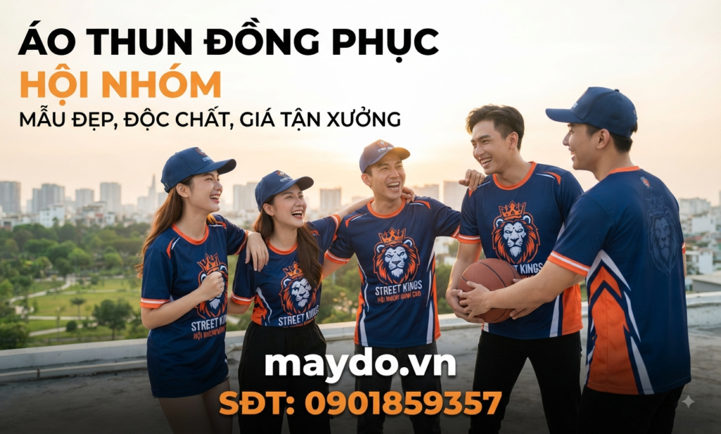 Áo thun đồng phục hội nhóm