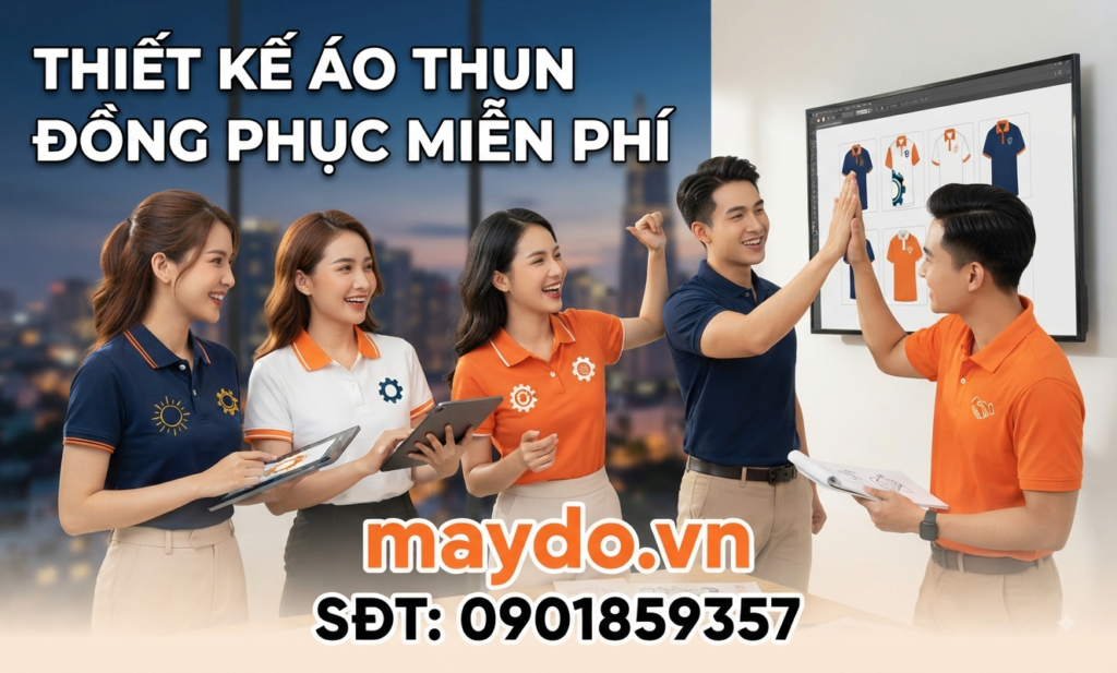 Thiết kế áo thun đồng phục miễn phí