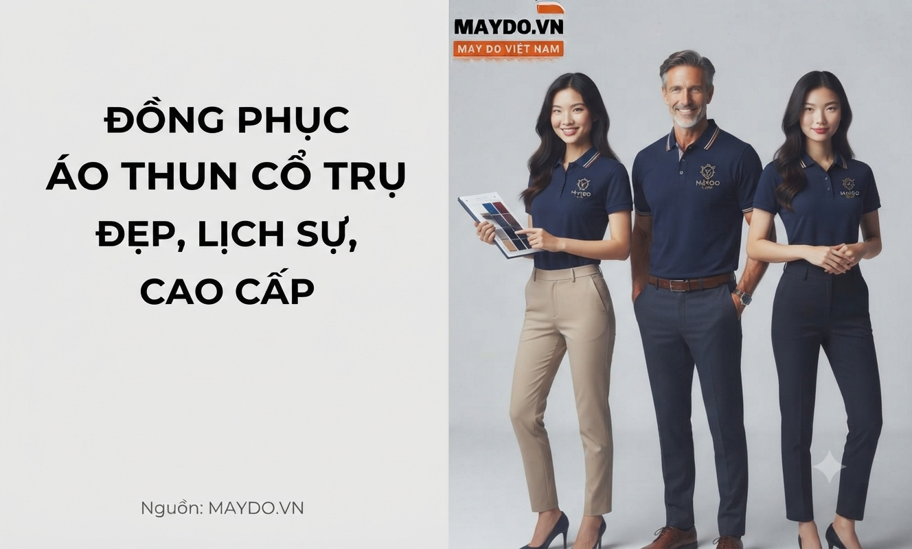Đồng phục áo thun cổ trụ