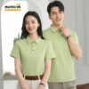 Áo thun đồng phục màu xanh cốm nhạt