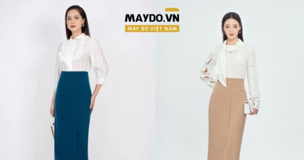 May Chân Váy Công Sở Theo Yêu Cầu: Váy Bút Chì, Chữ A, Xếp Ly